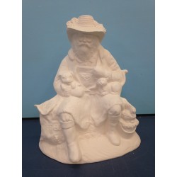 Santa Farmer Sitting (A-28)