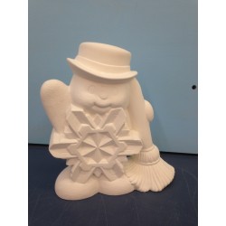 Snowflake Belly Snowman (SNO-3)