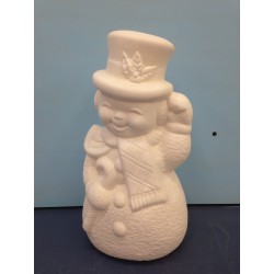 Snowman Textured Eyes Closed (SNO-2)