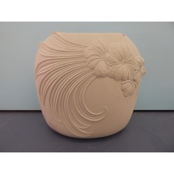 Flower Swirl Pillow Vase (PLA-93)