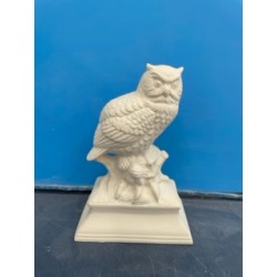 Owl in Tree Square Base (BIR-103)