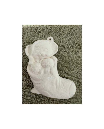 Mouse in Stocking Ornament