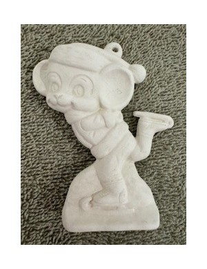 Mouse Ice Skating Ornament
