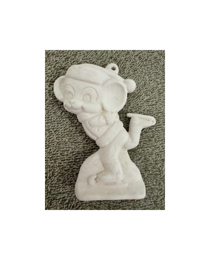 Mouse Ice Skating Ornament