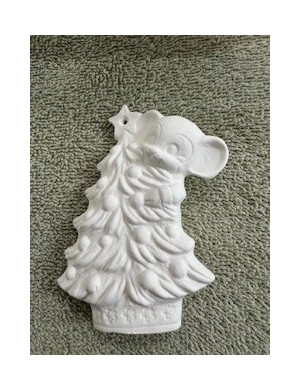 Mouse on Tree Ornament