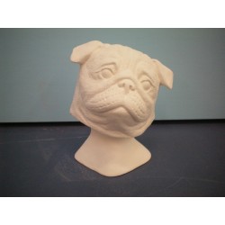 Pug Bust (DOG-34)