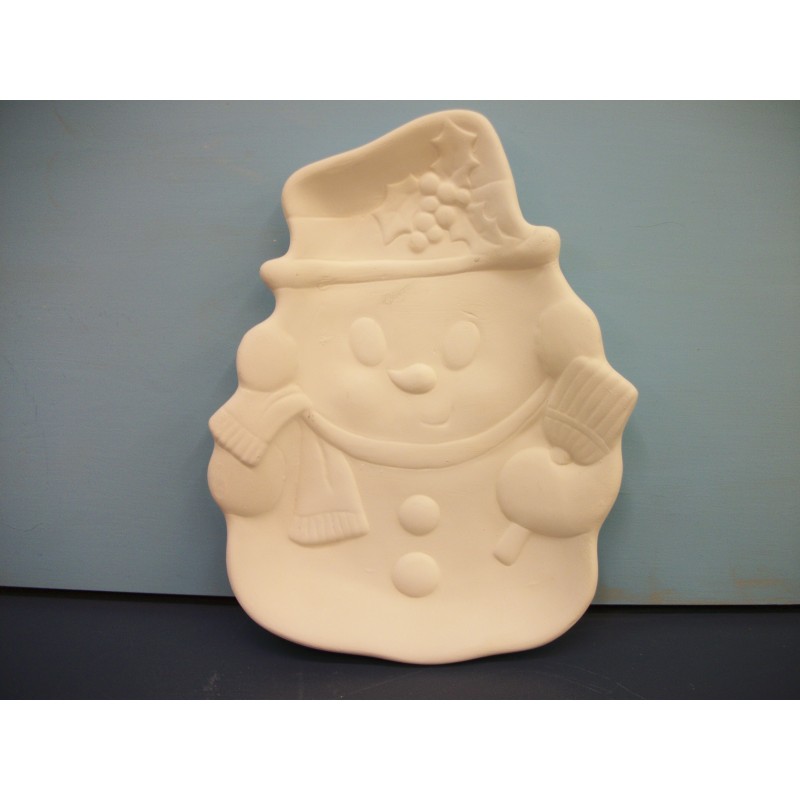 flat-snowman-plate