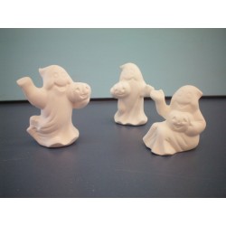 Ghost Holding Pumpkin Small (set of 3)