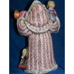 Ant Santa with Child and Horn (A-49)