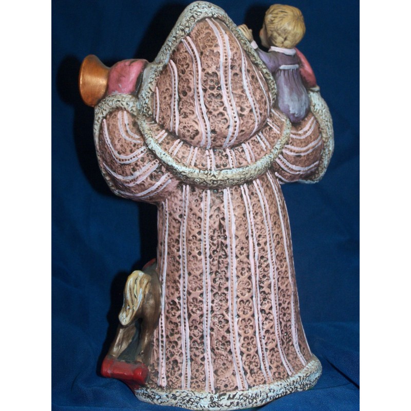 Ant Santa with Child and Horn (A-49)