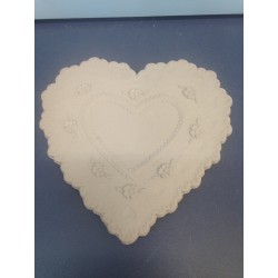 Valentine Heart Lace with  Flowers