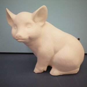 Pig Sitting Feet In (PIG-34)