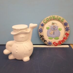 Snowman with Plate 2 pieces (SNO-12)