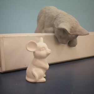 Cat Shelfie with Mouse (CAT-8)