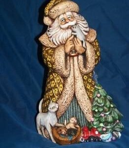 Ant Santa with Kittens (A-54)