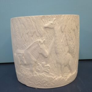 Jungle Planter Zebra and Giraffe (PLA-7)